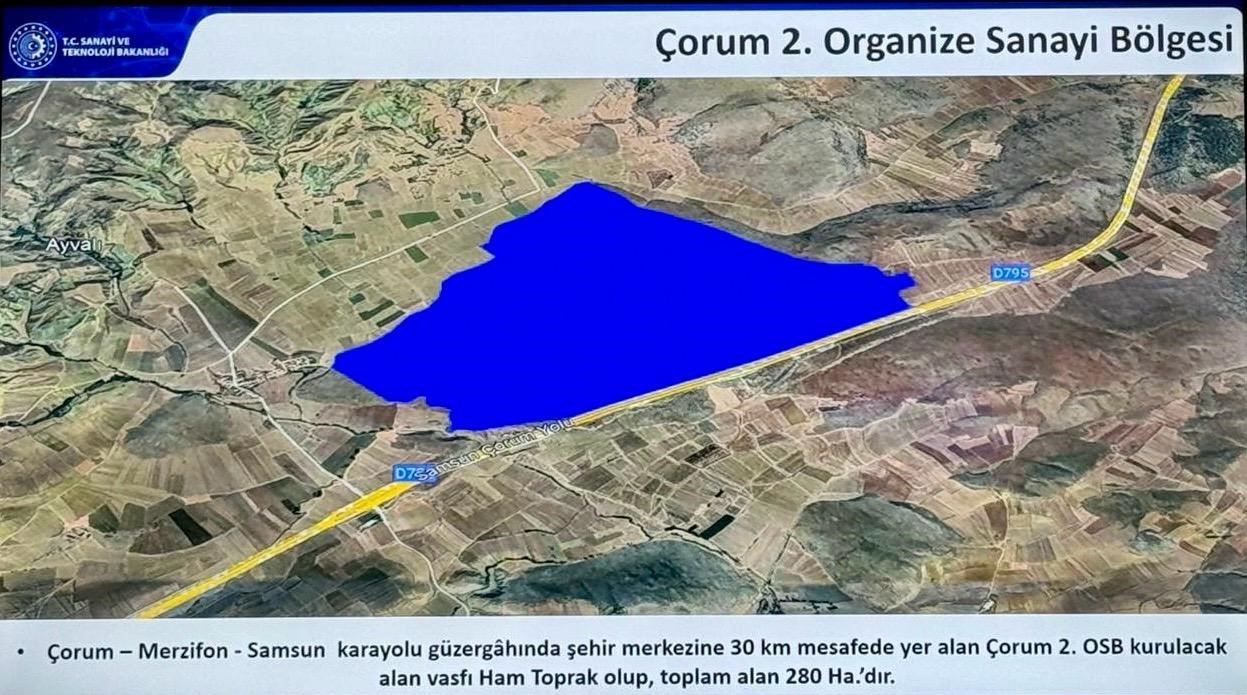 Çorum Belediyesi’nin 2. OSB müteşebbis heyeti belli oldu
