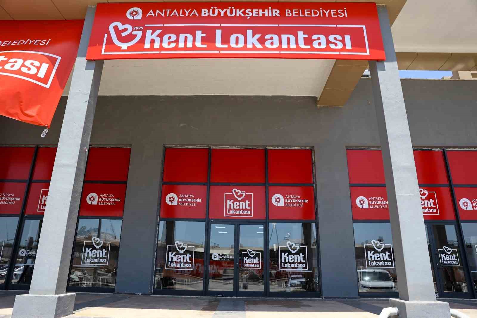 Antalya Büyükşehir Belediyesi’nin ikinci Kent Lokantası hizmete girdi