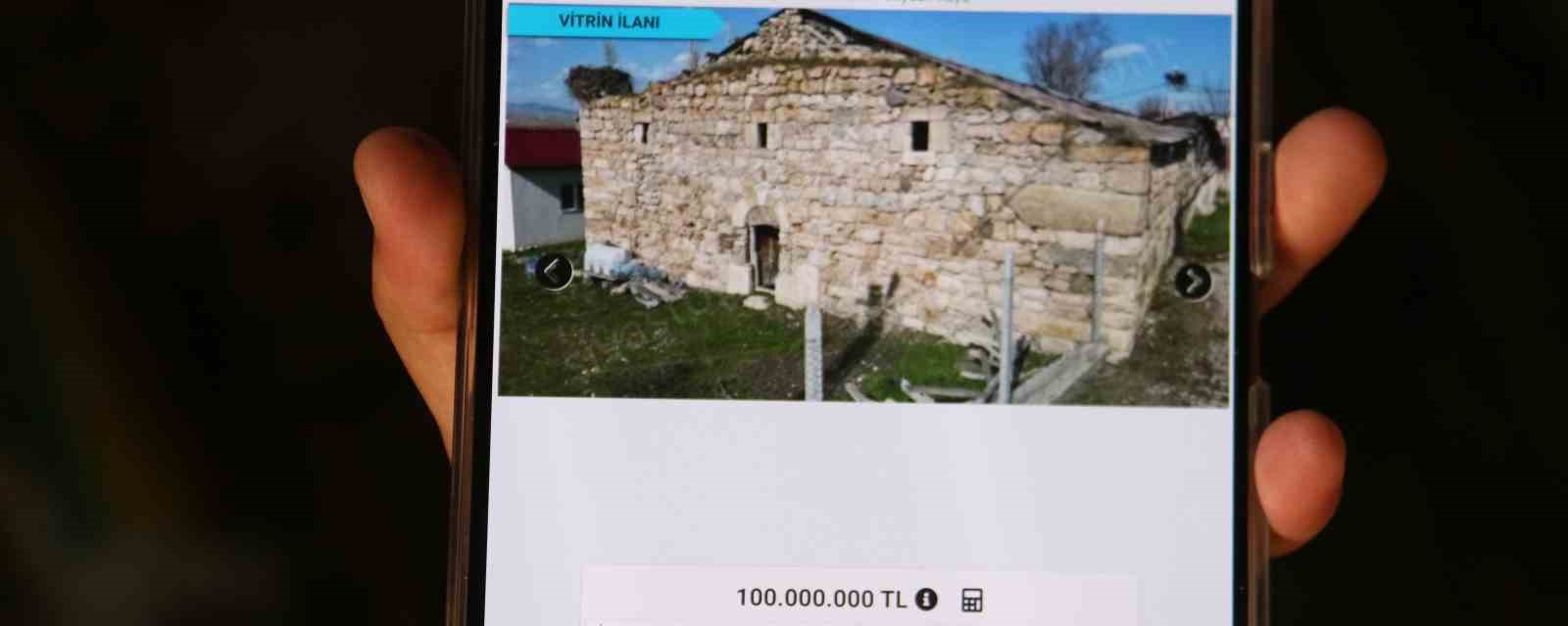 İki asırlık satılık kilise 100 milyon TL’den alıcılarını bekliyor