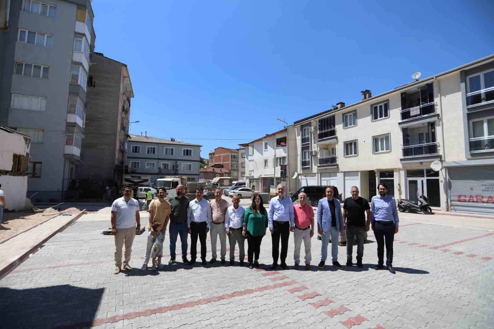 İnegöl’de kamulaştırılan alanlar otoparka dönüşüyor