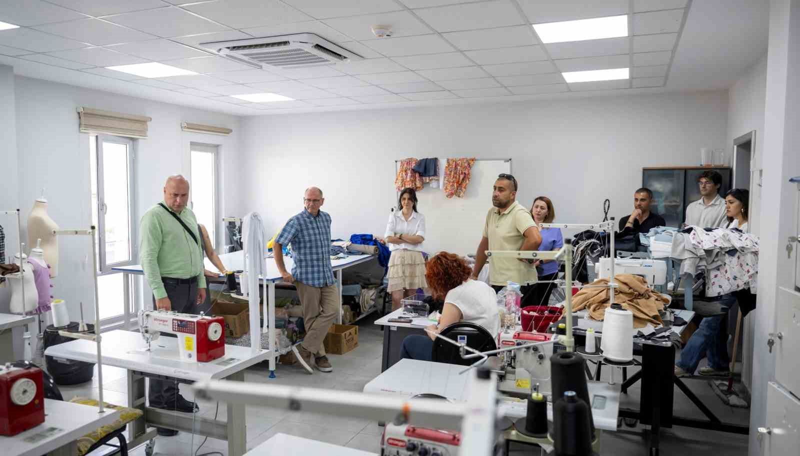 AB Heyeti, Halkkent Sosyal Girişimcilik Merkezinde incelemelerde bulundu