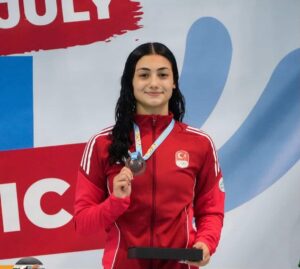 Seher Kaya, EYOF’ta Avrupa 3’üncüsü oldu