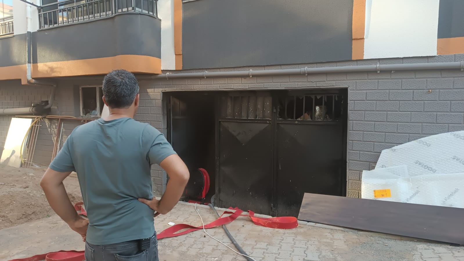 Malatya’da depo yangını