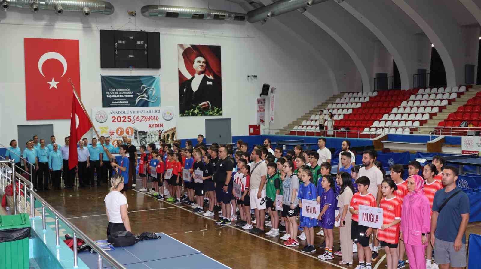 Anadolu Yıldızlar Ligi Masa Tenisi Müsabakaları Aydın’da başladı