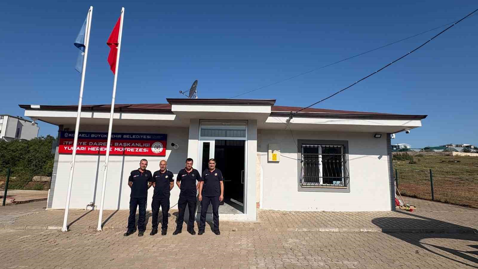 Yukarı Hereke itfaiye binası hizmete girdi