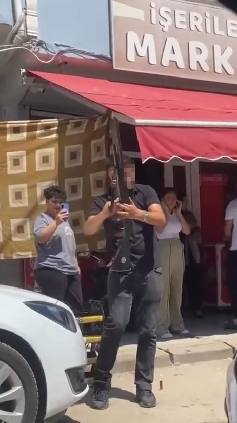 Bursa’da asker uğurlamasında mermi yağmuru