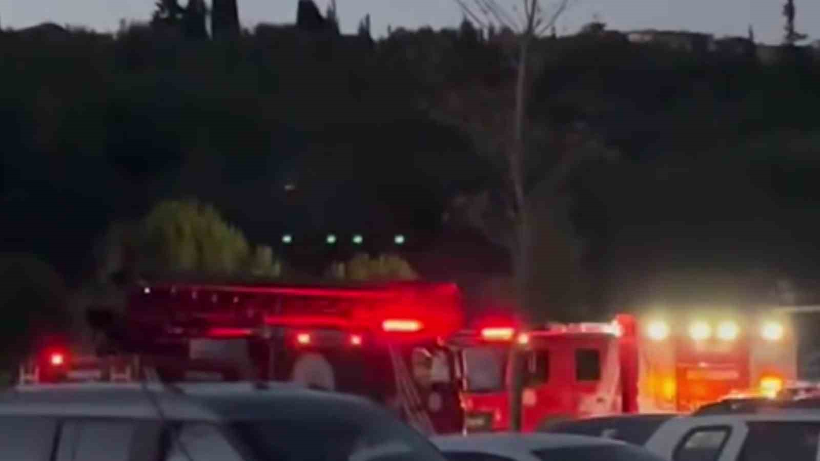 Darıca Millet Bahçesi’nde çıkan yangın söndürüldü