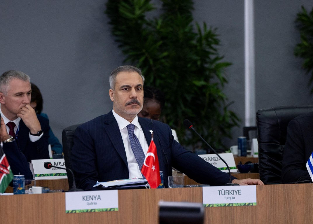 Bakan Fidan: 'Filistin halkının yaşadığı dram, çok taraflılık üzerine tartışmalarımızın merkezinde'