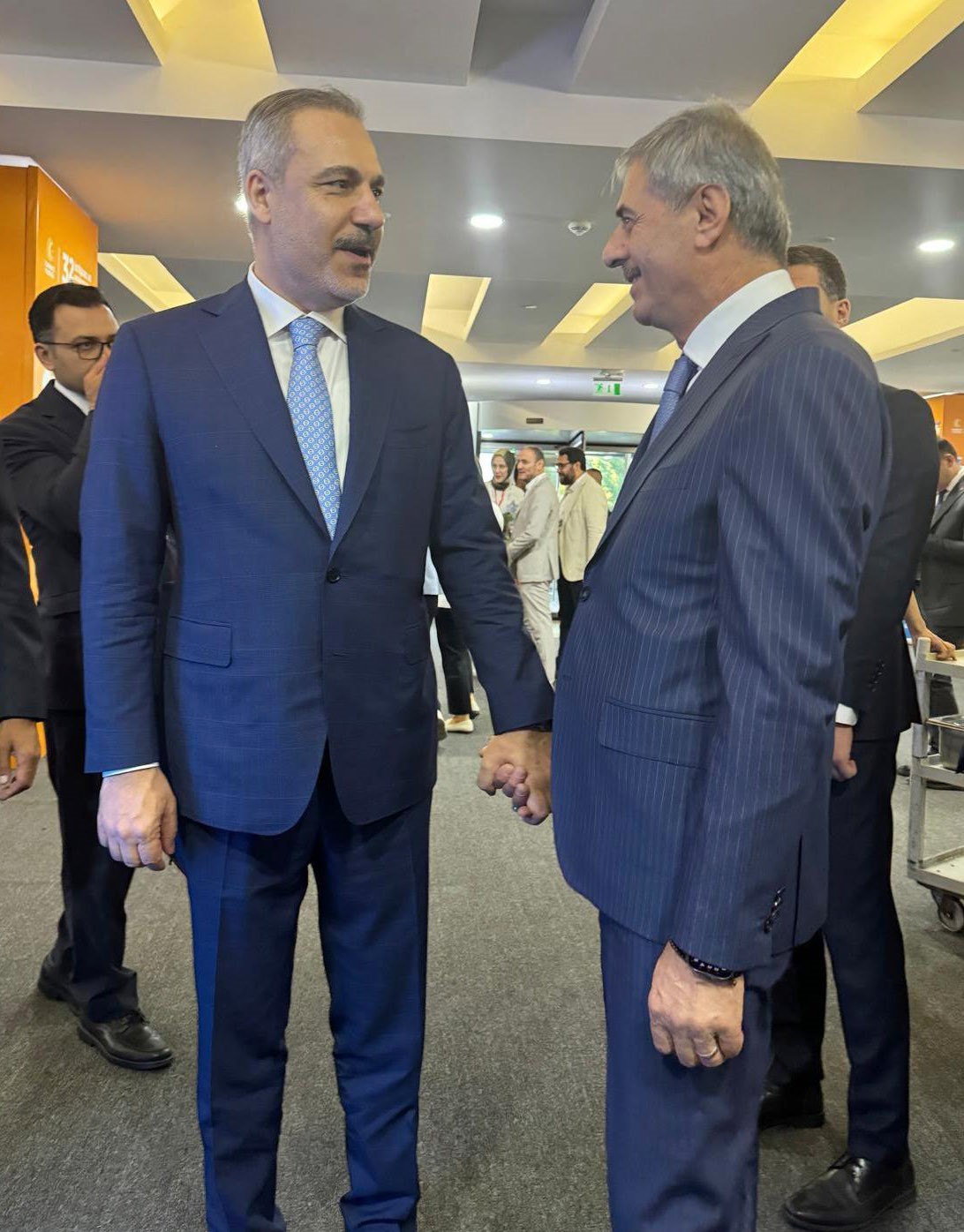 Başkan Alemdar, Bakan Fidan ve Kurum’la görüştü