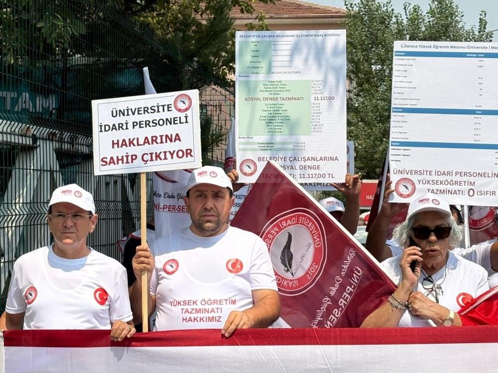 ADÜ’deki adaletsizliğin giderilmesi için Ankara’da eyleme katıldılar