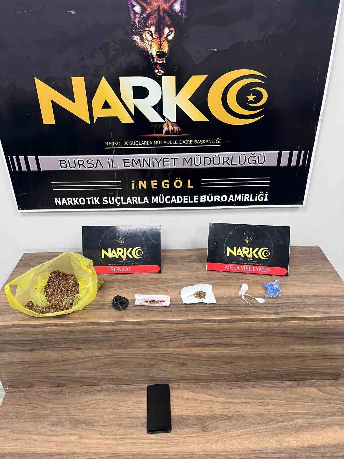 İnegöl’de depoya uyuşturucu baskını