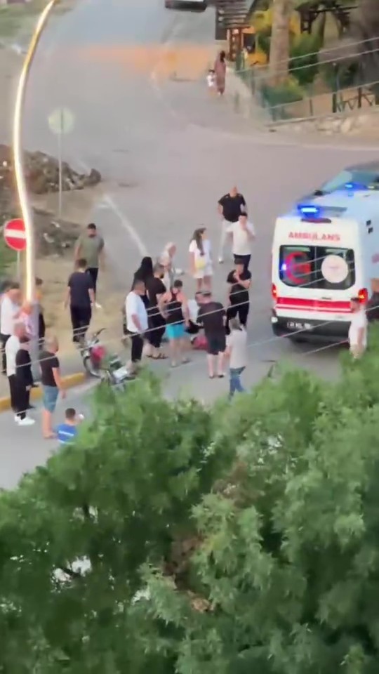 Motosikletin çarptığı 3 yaşındaki çocuk ağır yaralandı