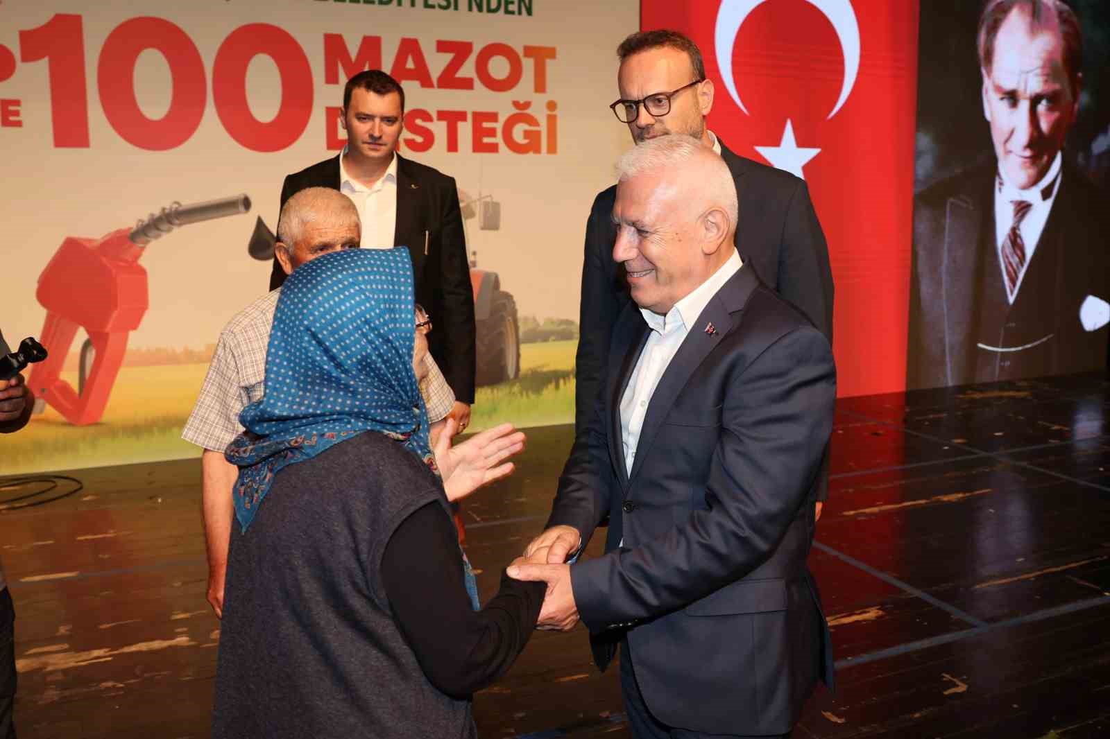 Bursa Büyükşehir’den üreticiye yüzde 100 hibeli mazot desteği