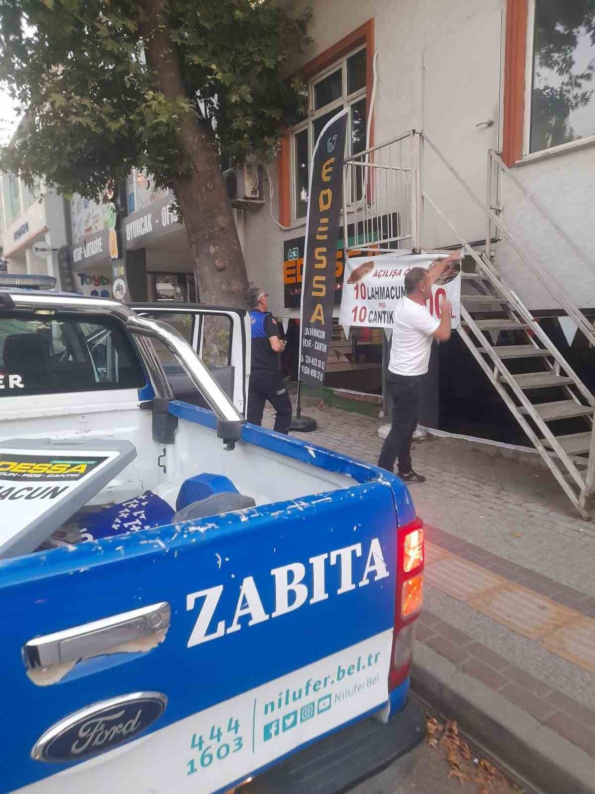 Nilüfer’de izinsiz afişlere geçit yok