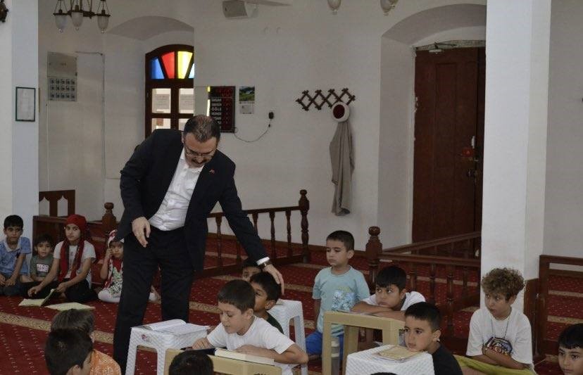 Kaymakam Ateş, Kur’an Kursu öğrencileri ile bir araya geldi