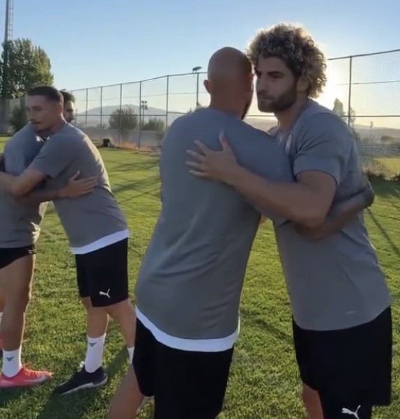 Süleyman Özdamar ve Hakan Yavuz, Elazığspor’da ilk antrenmanına çıktı