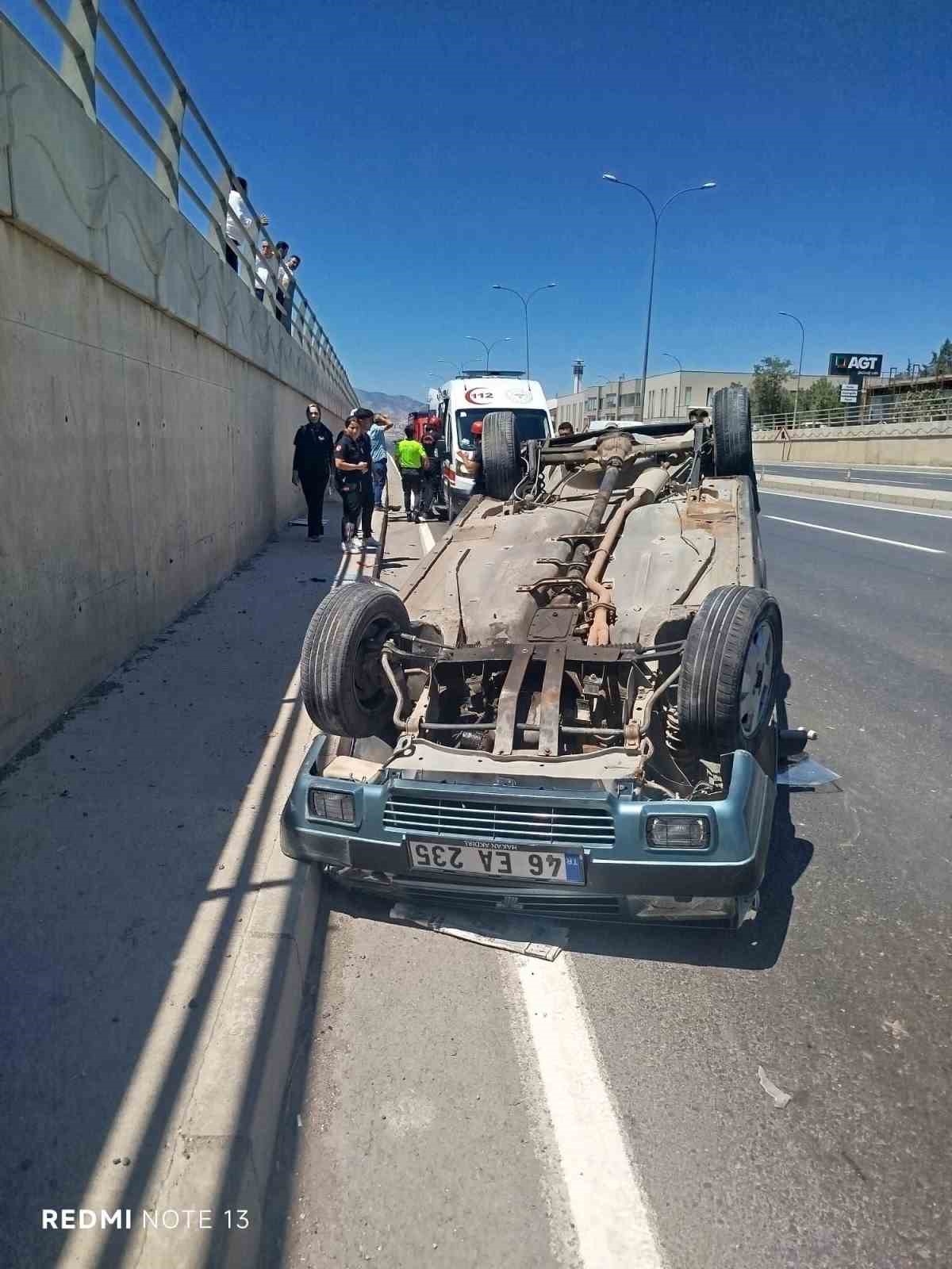 Kahramanmaraş’ta 3 ayrı kazada 8 kişi yaralandı