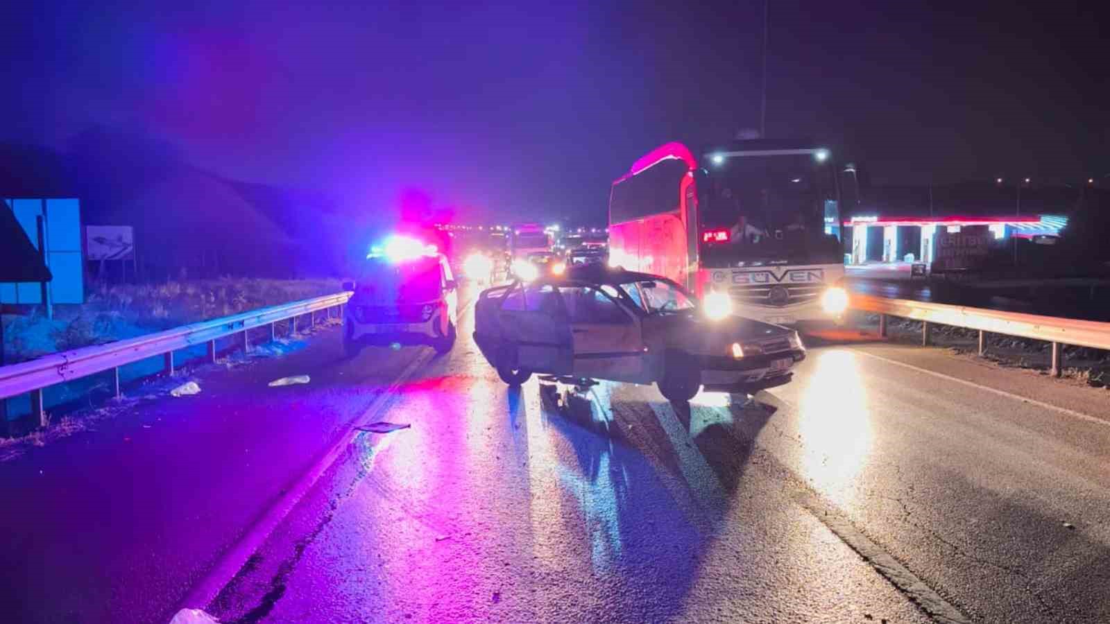 Kırıkkale’de iki otomobil çarpıştı: 4 yaralı