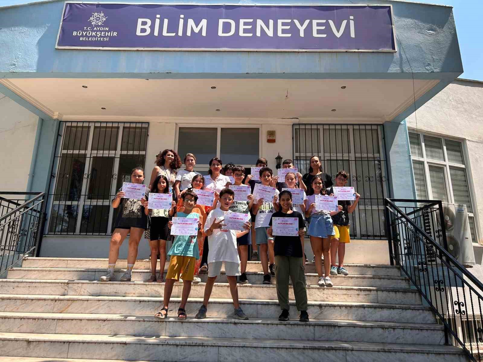 Aydın’da yaz tatili bilimle geçiyor