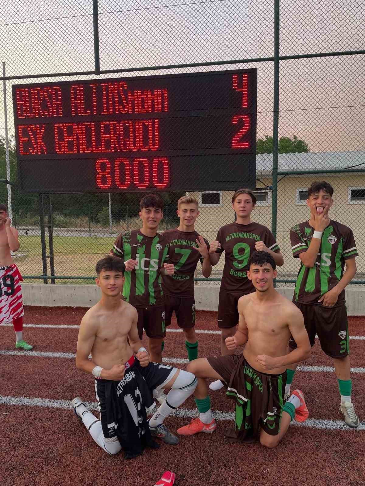 U17 Türkiye Şampiyonası 1. Kademe müsabakalarının şampiyonu Altınsaban Spor oldu