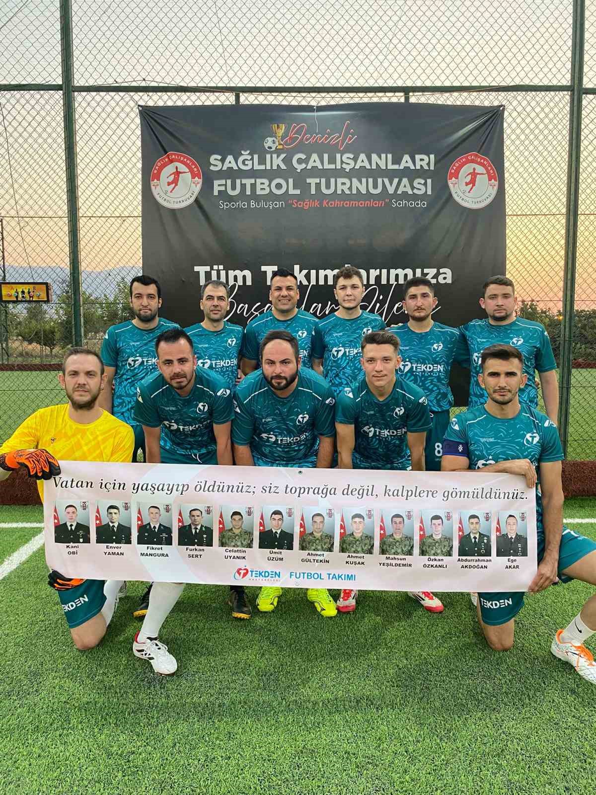 Şehitleri unutmadılar sadece galibiyet değil gönülleri de aldılar