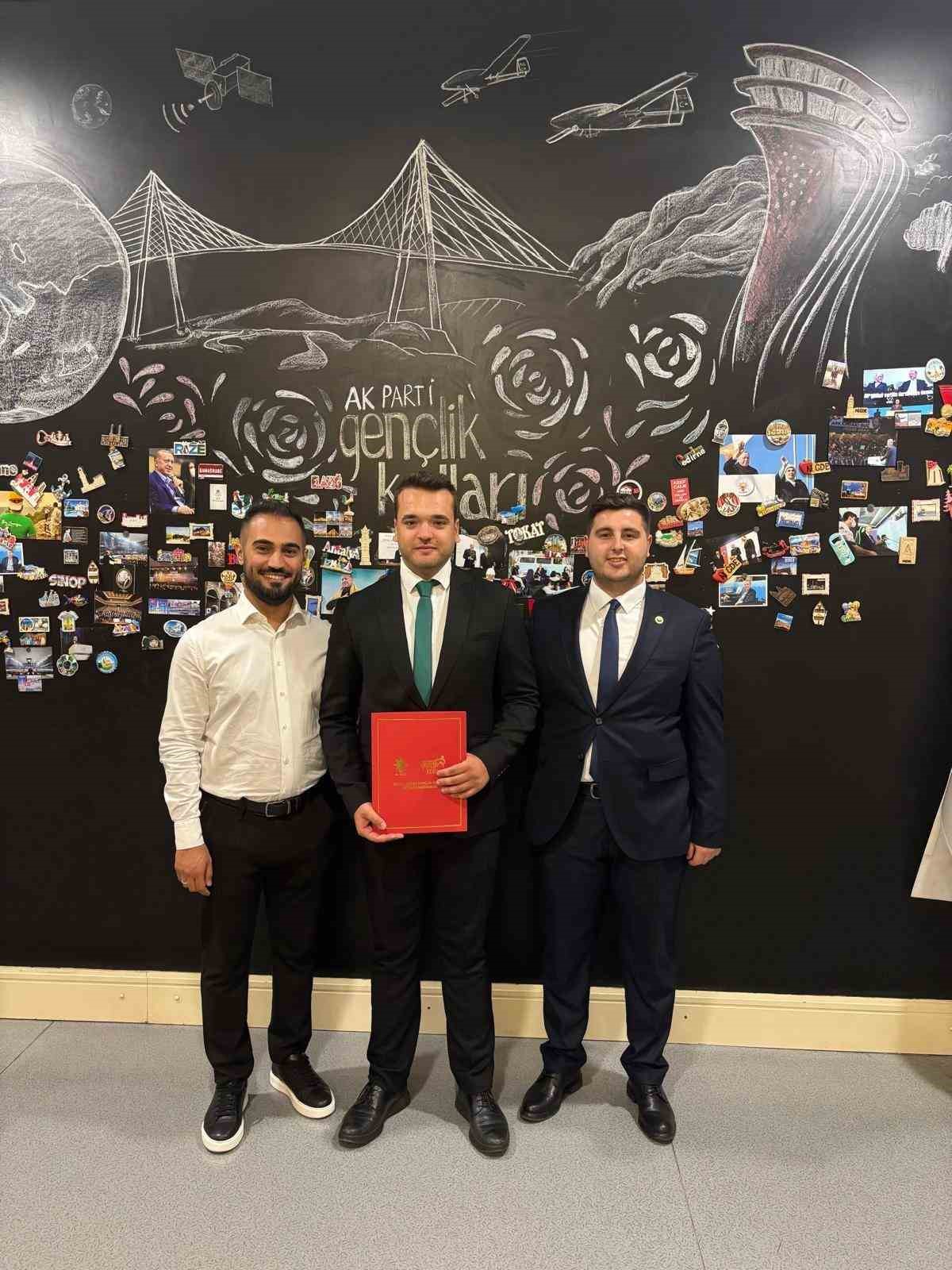 AK Parti Salihli İlçe Gençlik Kolları Başkanlığına Mustafa Onur İlhan atandı