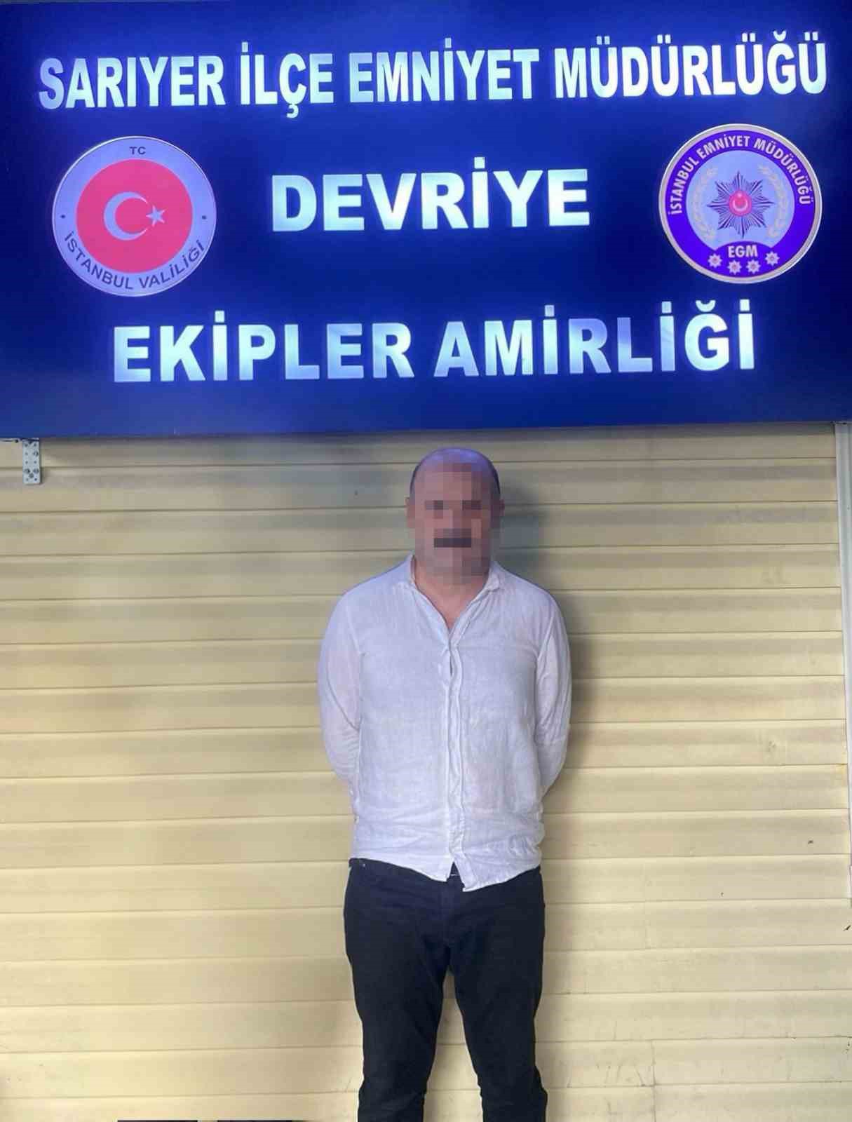 Sarıyer’de 73 yıl hapis cezası bulunan şahıs yakalandı