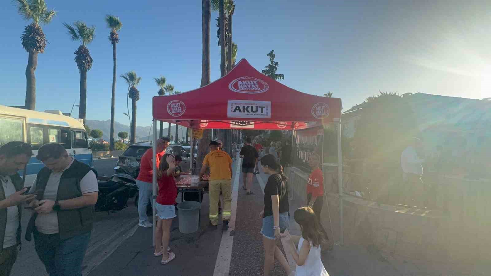 Marmaris, orman şehitlerini dualar ile andı