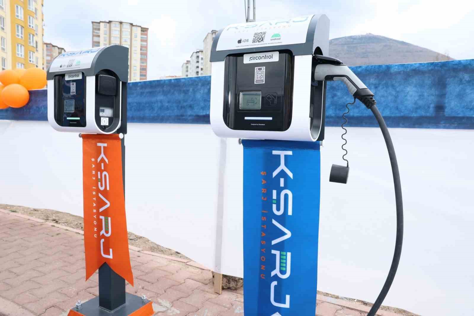 Kayseri Büyükşehir Belediyesi, elektrikli araç şarj istasyonunu 120’ye çıkaracak