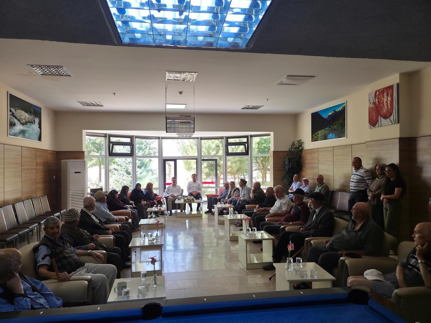 Kaymakam Yosunkaya’dan huzurevi sakinleriyle buluştu