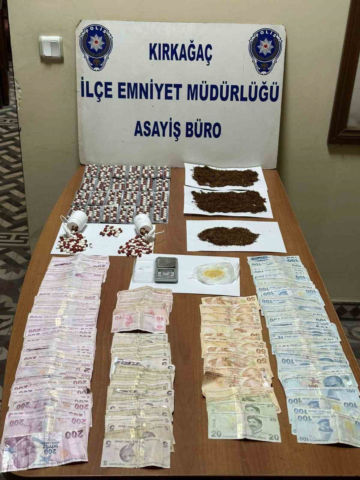 Kırkağaç’ta uyuşturucu operasyonu: 1 tutuklama