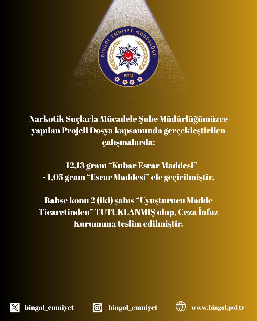Bingöl’de aranan 4 şüpheli yakalandı