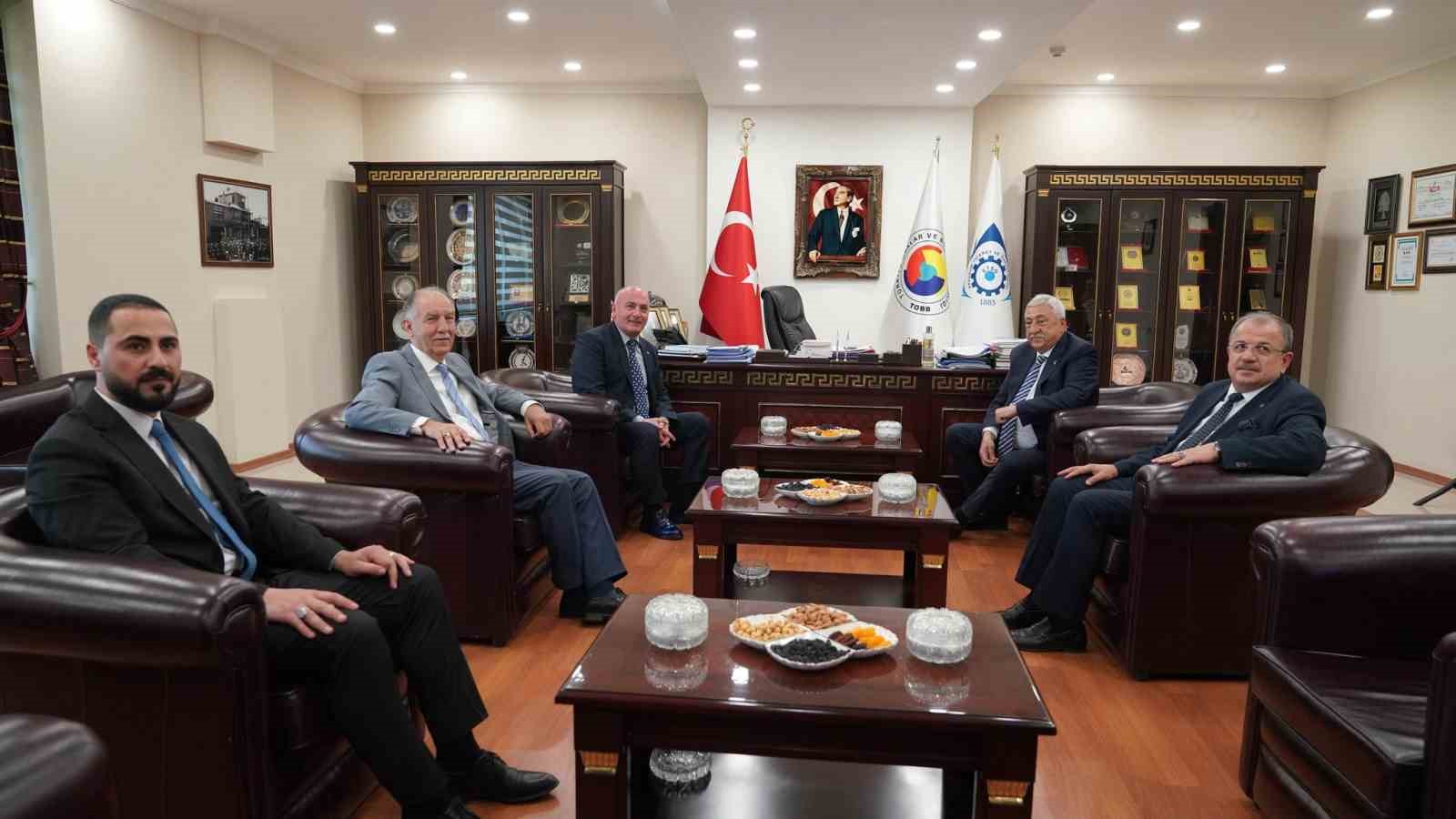 TESK Başkanı Palandöken’dan ETSO’ya ziyaret