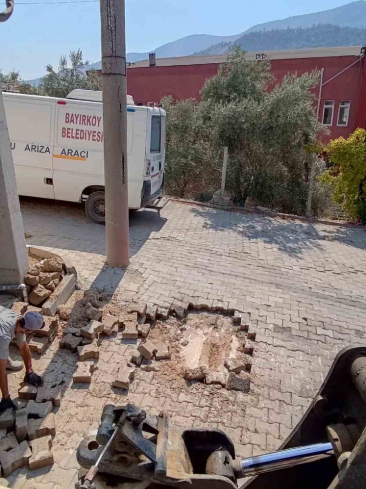 Bayırköy Belediyesi’nden kesintisiz su için hızlı müdahale