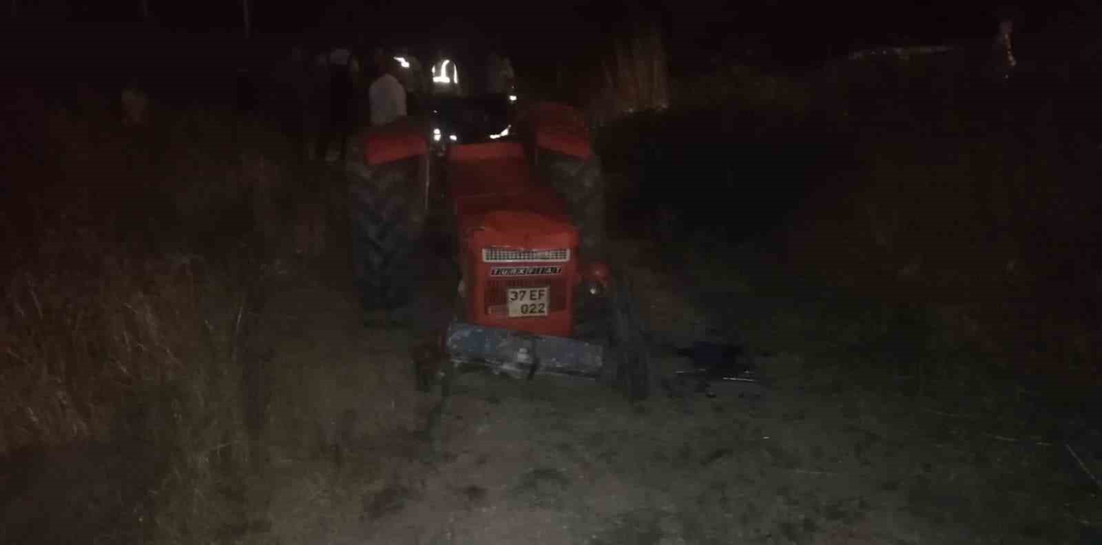 Kastamonu’da traktör kazası: 1 yaralı