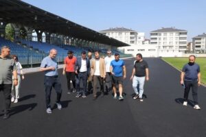 Kütahya’da spor altyapı çalışmaları sürüyor
