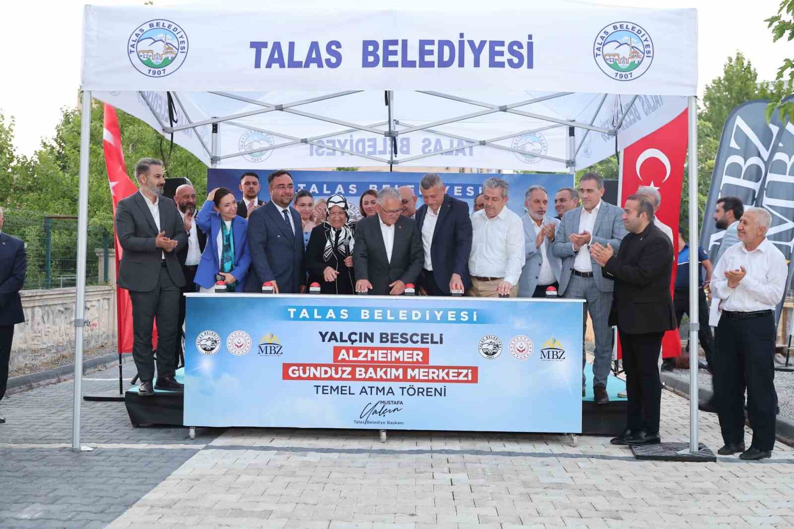Talas’ta Alzheimer Gündüz Bakımevi’nin temeli atıldı