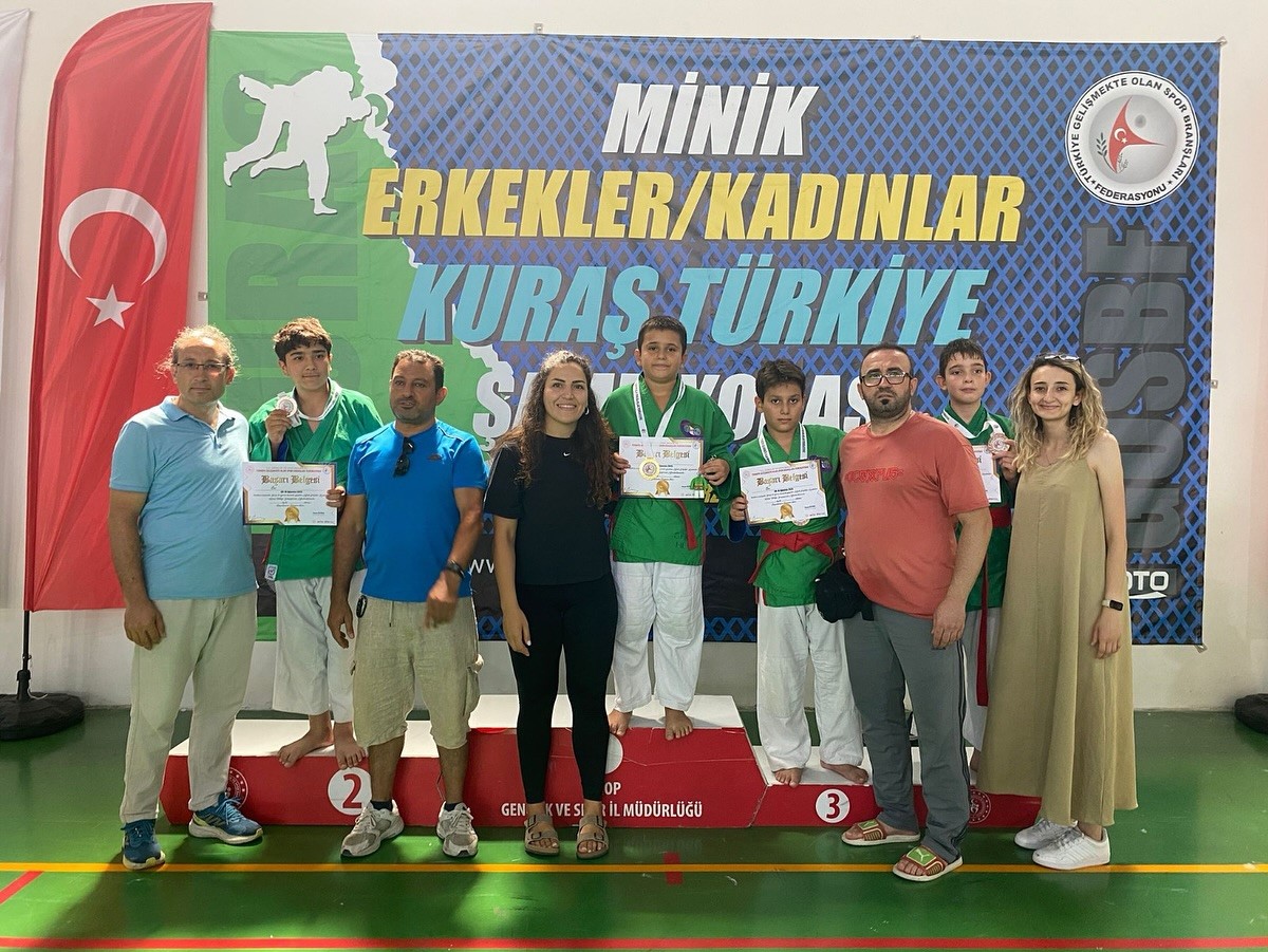 Kütahya Belediyesporlu sporculardan Türkiye Şampiyonası’nda başarı