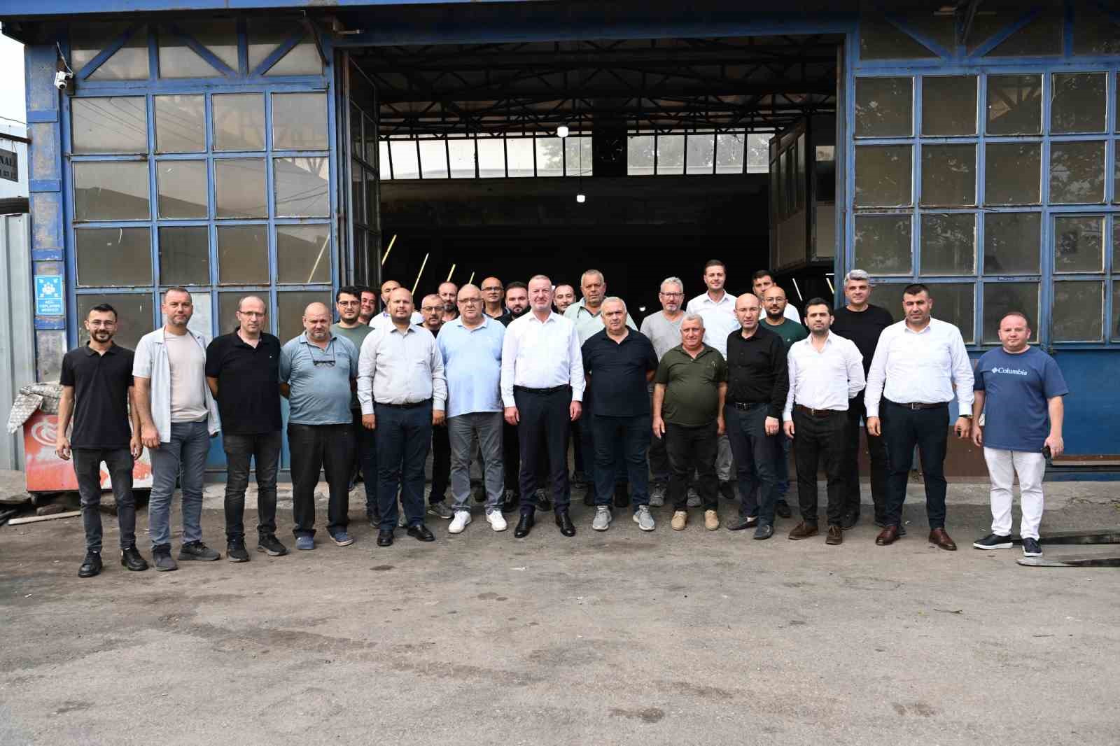 Başkan Karabatı sanayi esnafıyla kahvaltıda buluştu