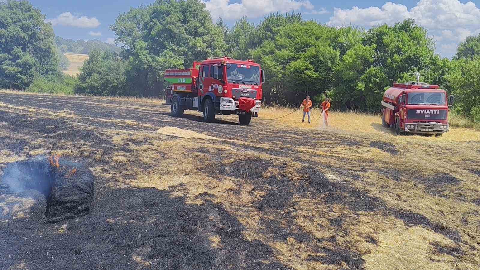 Karabük’te anız yangını kontrol altına alındı