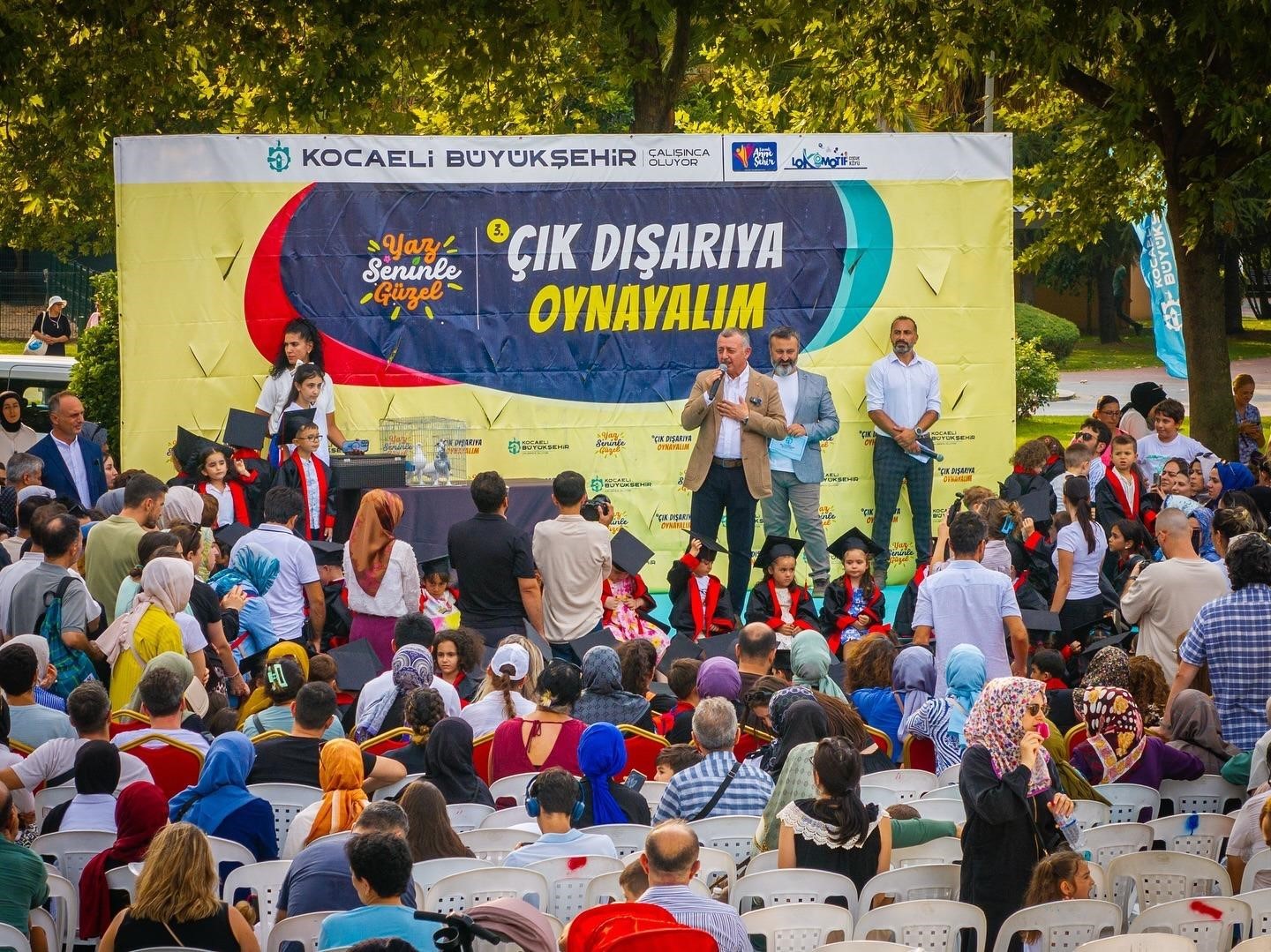 Lokomotif Çocuk Köyü’nde mezuniyet heyecanı