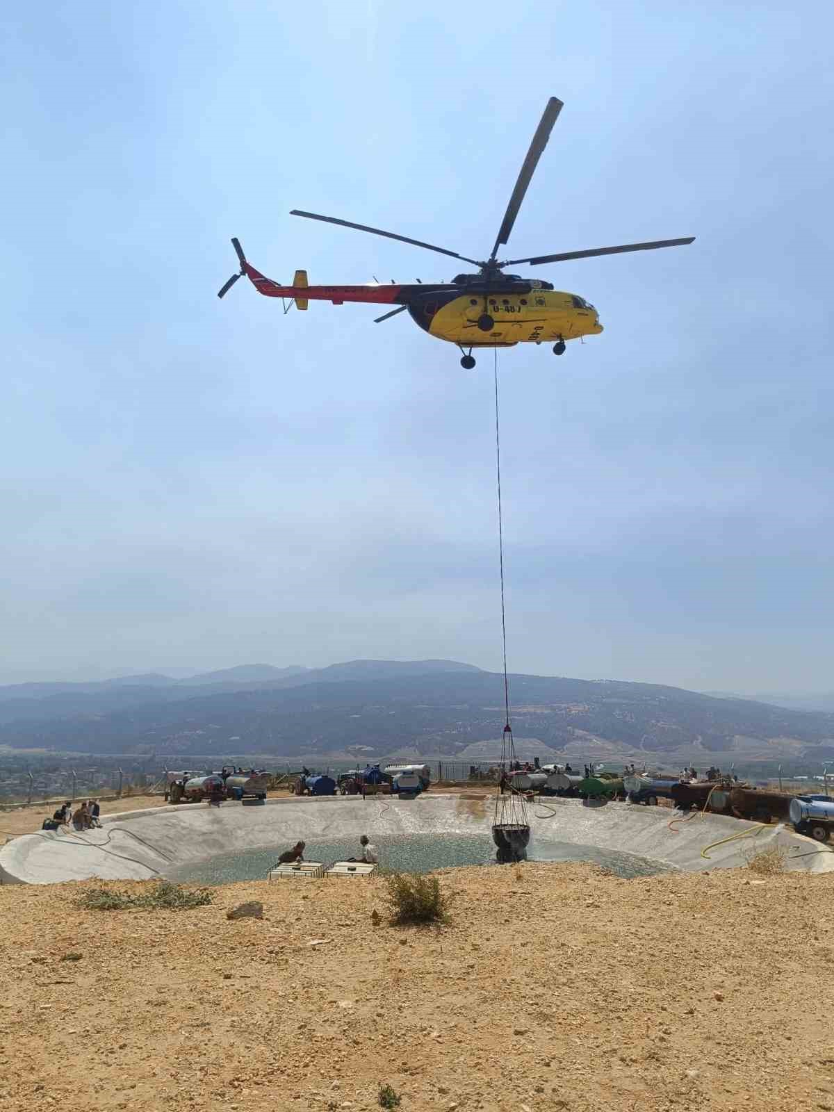 Vatandaşlar yangın için seferber oldular