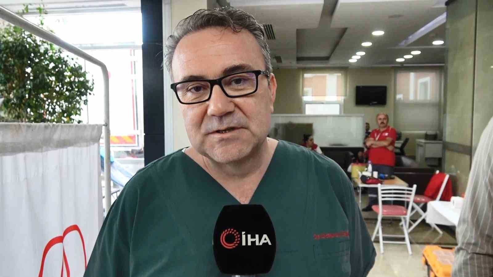 Yazın azalan kan stoklarına hastaneden güçlü destek