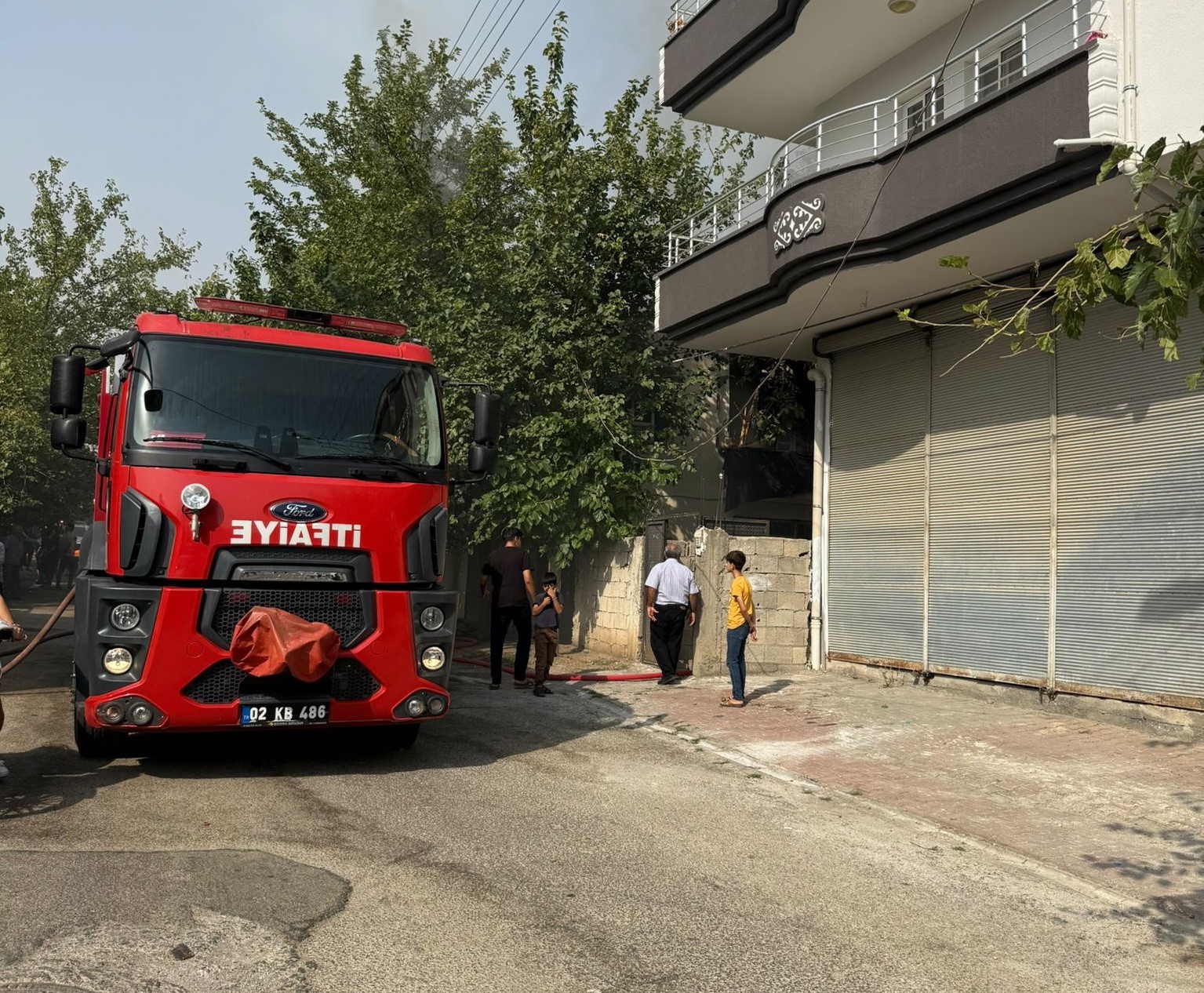 Adıyaman’da ev yangını paniğe neden oldu