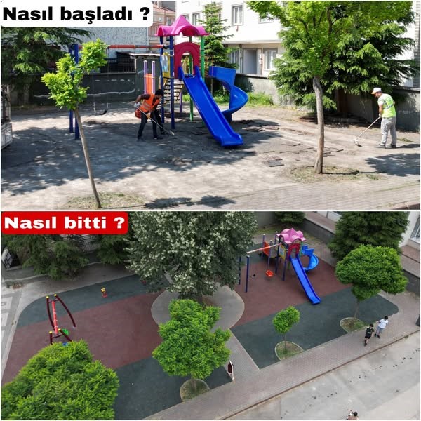 İnegöl’de çocuk parkları daha güvenli