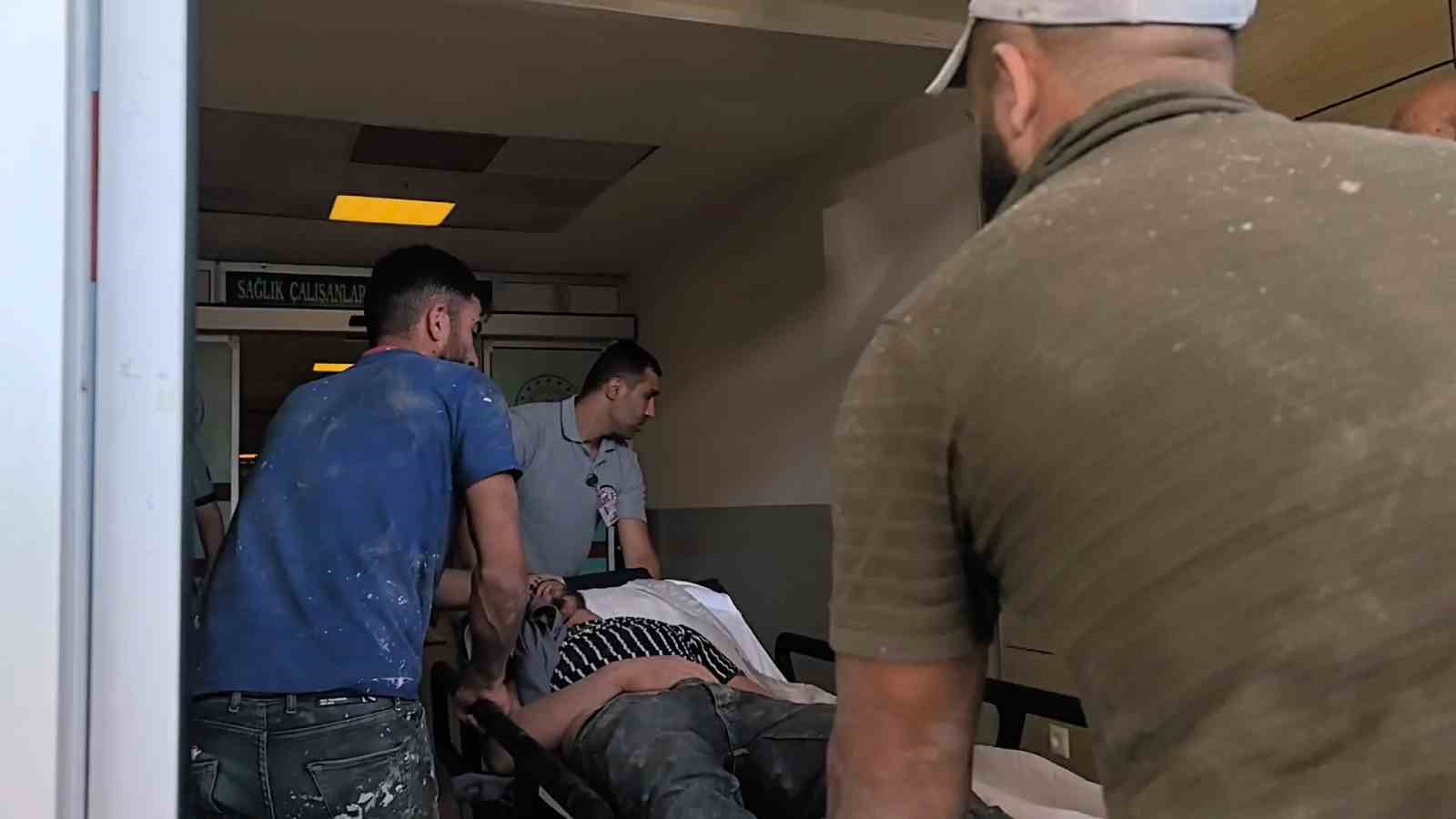 İnegöl’de inşaatta iş kazası
