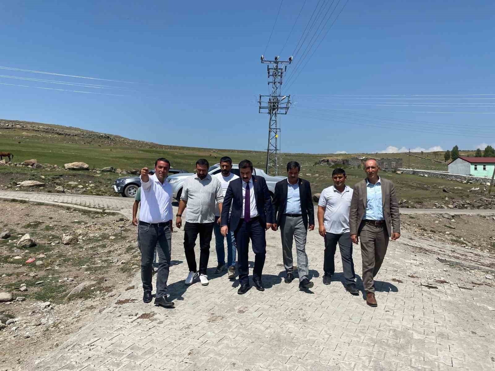 Kaymakam Akköz, KÖYDES çalışmalarını yerinde inceledi
