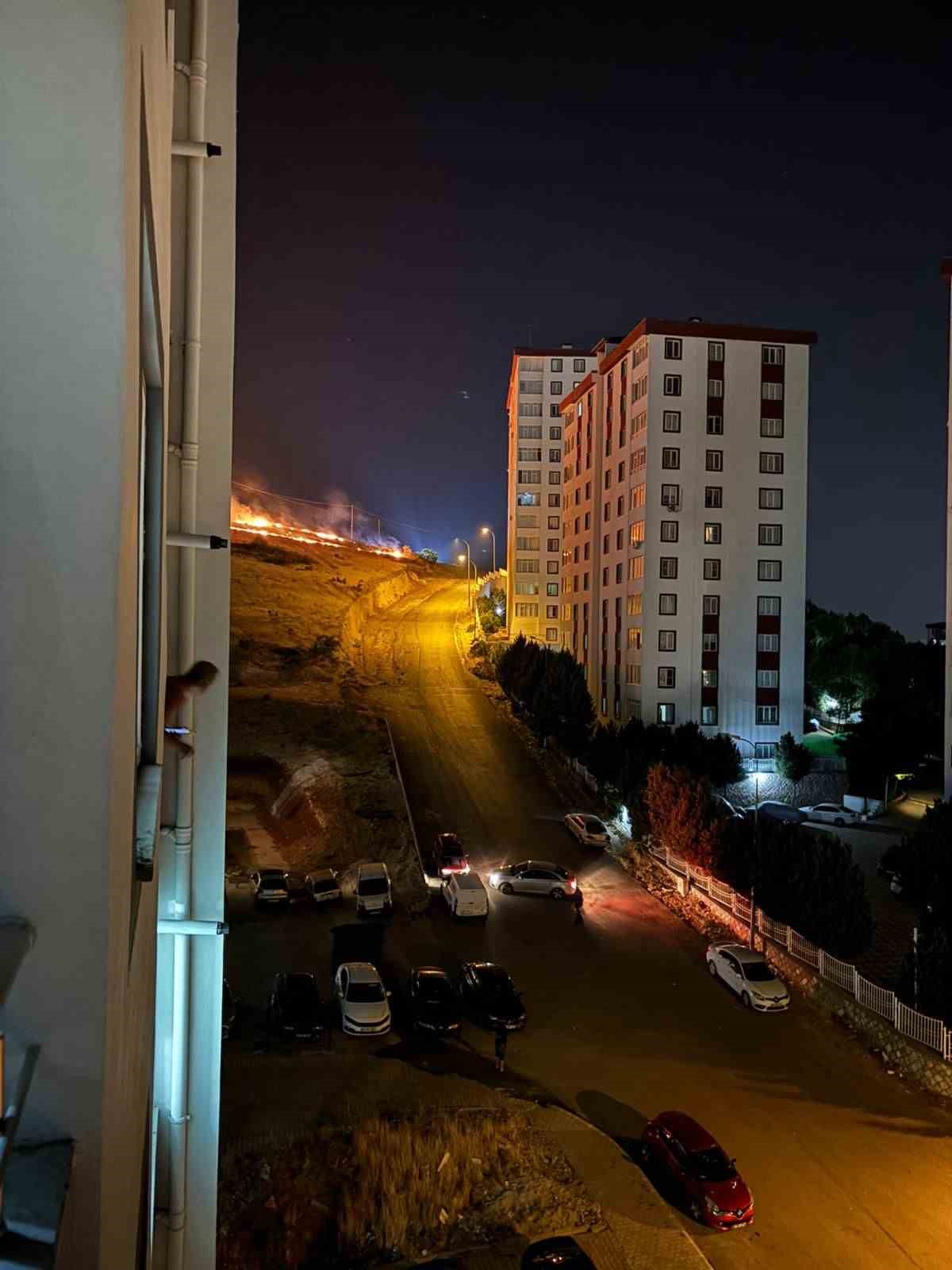Kahramanmaraş’ta otluk alanda yangın