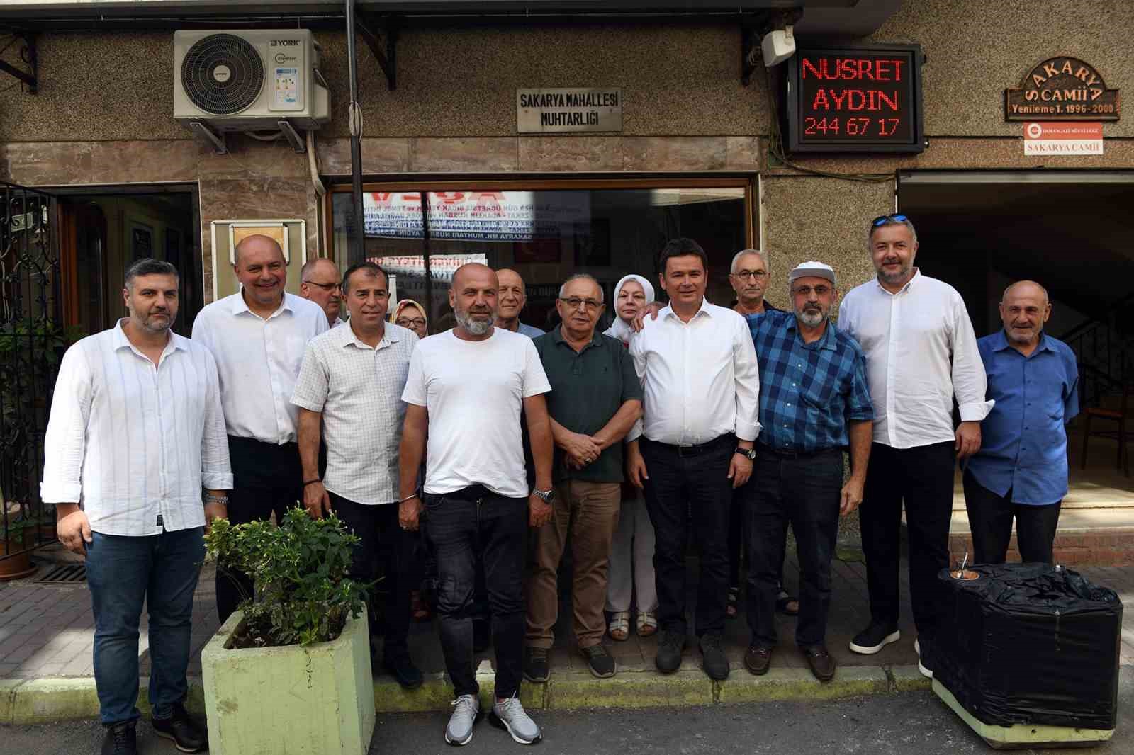 Başkan Aydın, vatandaş ve esnafla buluşmaya devam ediyor
