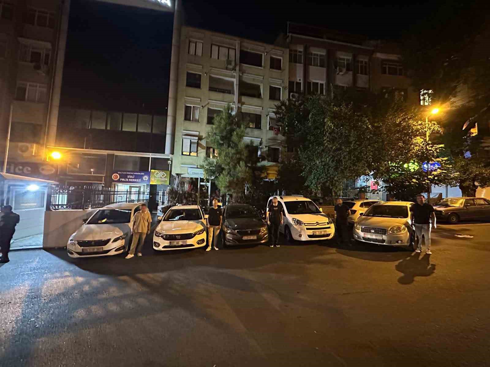 Şişli’de asker uğurlama konvoyu ile trafiği felç eden şüpheliler yakalandı